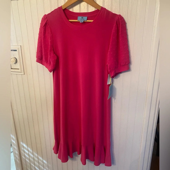 NWT CeCe Hot Pink size small dress - Picture 1 of 7